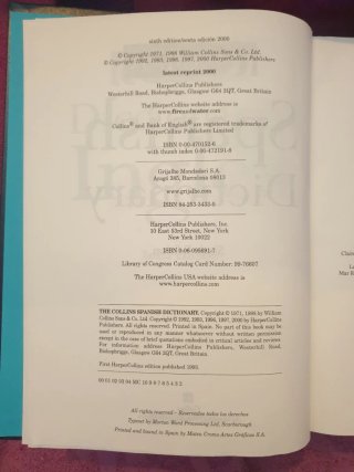Diccionario Español-Ingles-Español Collins