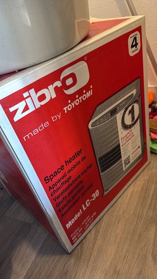 Estufa de parafina Zibro LC-30