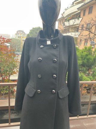 Cappottino Pennyblack Lana Donna Tg 42 Nero