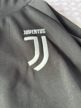 Camiseta Juventus Adidas Negra Cuello Alto