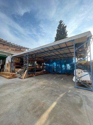 Estantería industrial cubierta exterior