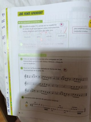 Música y danza 4 segundo ciclo primaria
