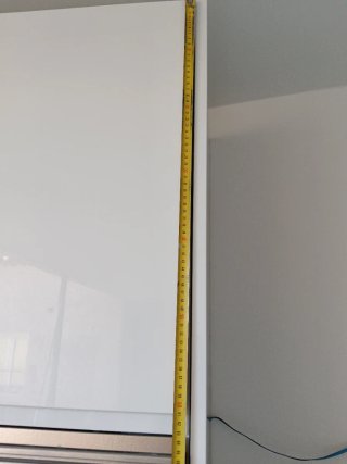 Puertas de cocina madera blancas
