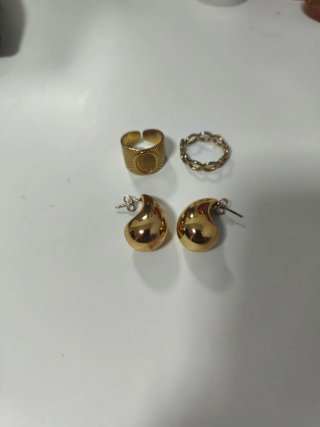 Conjunto Bisutería Acero Inoxidable Ajustable