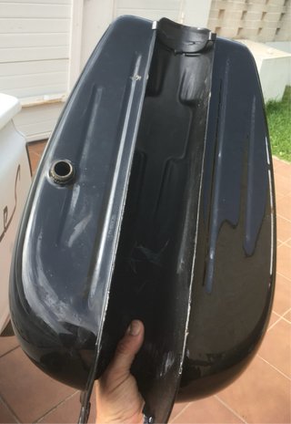 Tanque Harley FX Superglide Años 70