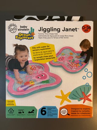 Tapete de agua Baby Einstein Jiggling Janet Nuevo