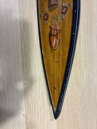 Maqueta velero clásico madera