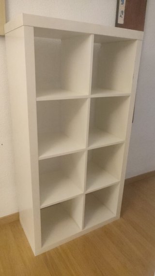 Estantería Ikea 8 cubos blanca