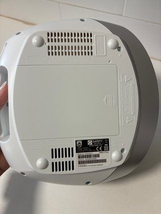 Radio CD Portátil Philips Plata/Blanco