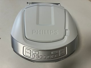 Radio CD Portátil Philips Plata/Blanco
