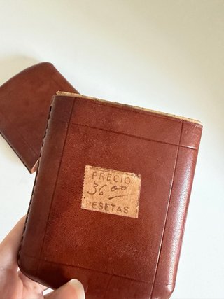 Funda de cuero vintage para la picadura