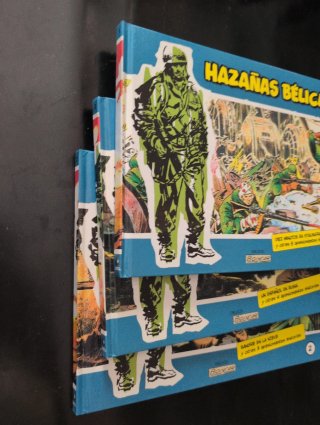 3 cómics hazañas bélicas reedición tapa dura
