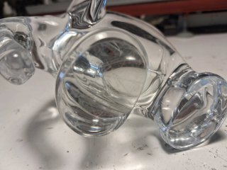 Elegante Cenicero de Cristal