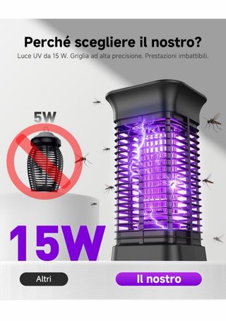 Lampada Antizanzare Elettrica UV
