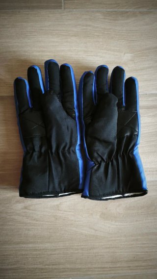 Guanti da Neve Snowfield Neri e Blu