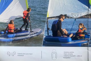 Velero Hinchable Tribord 5S Decathlon