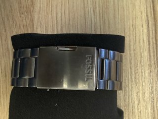 Reloj Fossil Foreman Cronógrafo Negro/Plata