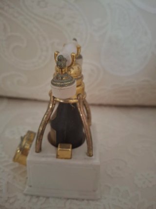 Accendino vintage telefono oro