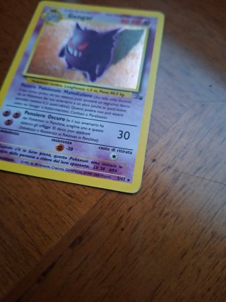 Gengar 5/62 Pokemon Card Fossil 2000