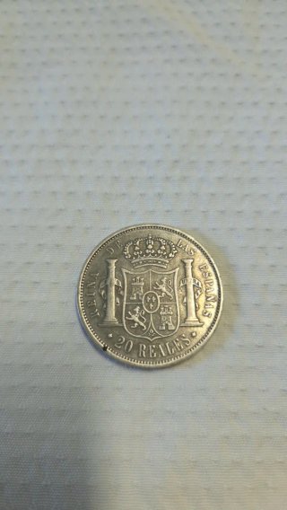 Moneda Isabel II 1855