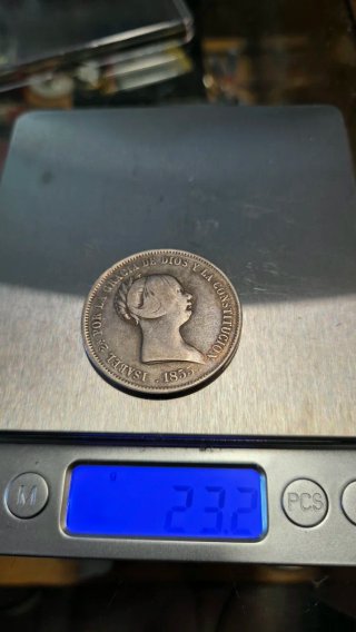 Moneda Isabel II 1855