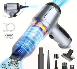 Aspiradora Coche Inalámbrica Potente USB-C