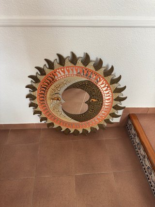 Mesa de centro madera y cristal