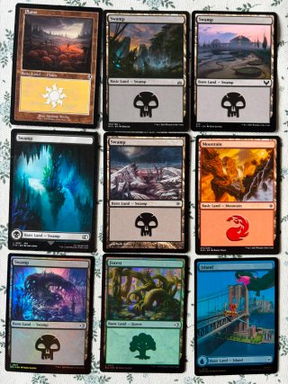 Lote 22 tierras Magic: The Gathering