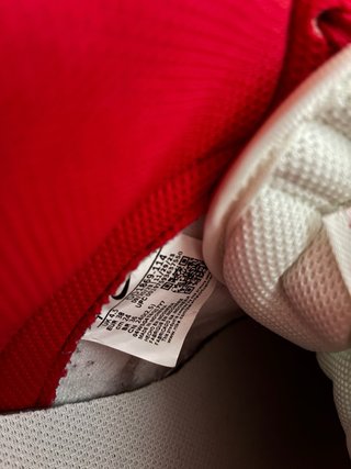 Nike Dunk High Blancas y Rojas Talla 38