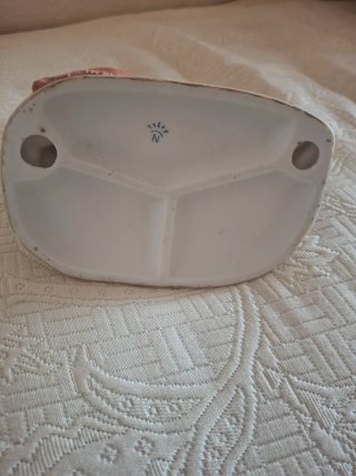 Statua ceramica nonna e nipote
