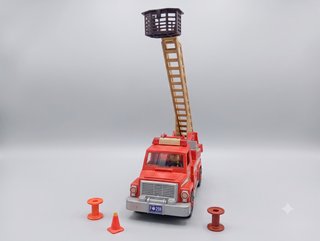 Playmobil Bomberos: Estación, Camión, 3 figuras
