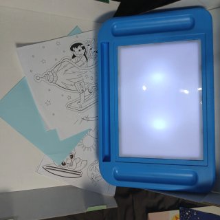 Lisciani Disney Stitch Dibujo con Mesa Luz. Usado