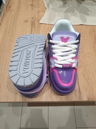 Louis Vuitton Sneakers Viola e Rosa