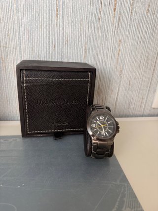 Reloj Massimo Dutti Negro + Caja Original