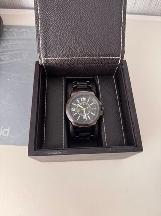 Reloj Massimo Dutti Negro + Caja Original