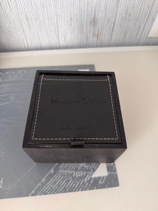 Reloj Massimo Dutti Negro + Caja Original