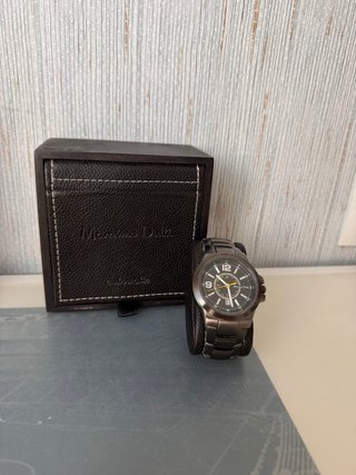 Reloj Massimo Dutti Negro + Caja Original