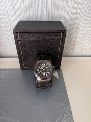 Reloj Massimo Dutti Negro + Caja Original