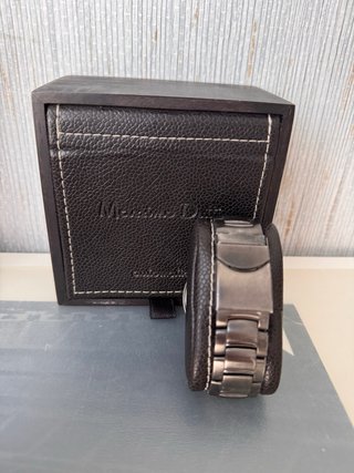 Reloj Massimo Dutti Negro + Caja Original
