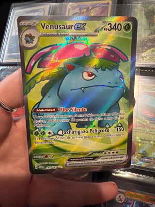 Venusaur EX colección 151 Carta Pokemon