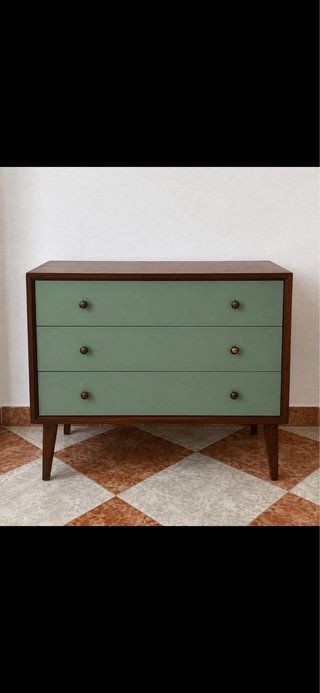 Cómoda vintage madera maciza