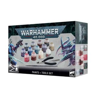 [25% OFERTA] WARHAMMER 40K PAINTS + TOOL SET