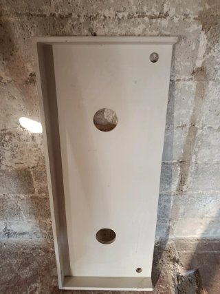 Encimera de baño blanca
