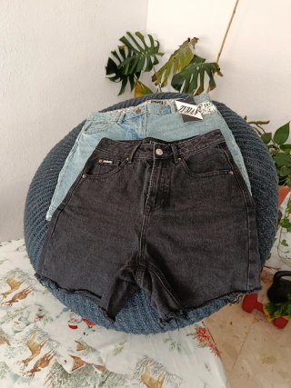 Shorts vaqueros Stradivarius mujer T.34 bermudas
