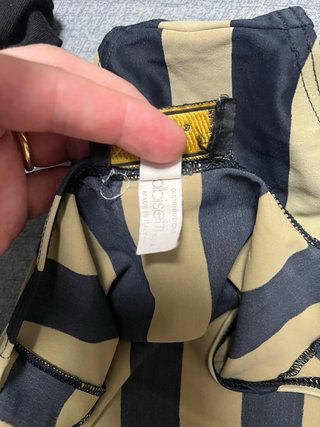 Fendi bikini beige e nero taglia M