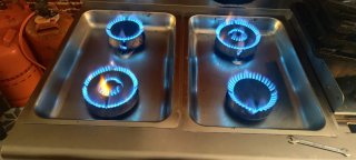 Cocina Industrial 4 Fuegos + Horno