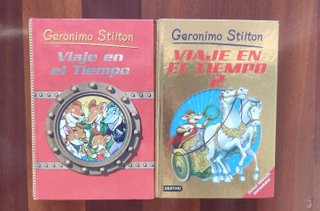 Lote 2 Libros Geronimo Stilton Viaje En El Tiempo