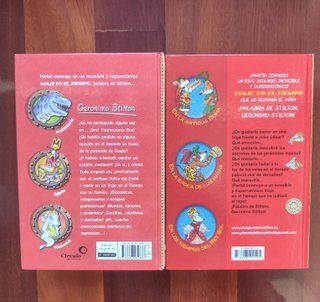 Lote 2 Libros Geronimo Stilton Viaje En El Tiempo