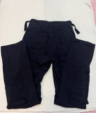 Pantalón Cargo Stradivarius Negro Talla 32 nuevo