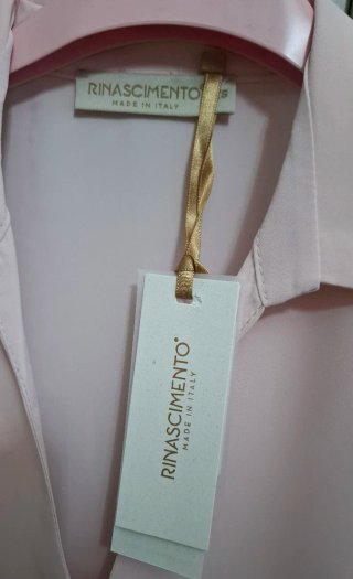 Camicia Rinascimento Rosa Pastello XS